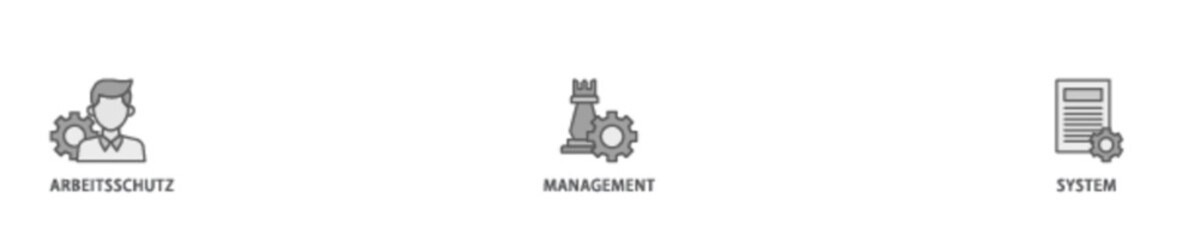 AMS banner web icon illustration concept with icon of safety, mask, structure, planning, and operation icon live stroke and easy to edit 