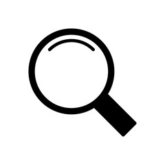 Search icon vector. search magnifying glass icon