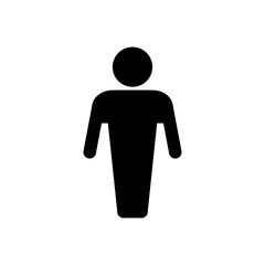 Man icon vector. male icon vector. human symbol