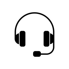 Headphone icon vector. Headvector icon symbols