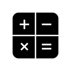 Calculator icon vector. Accounting calculator icon. calculator vector