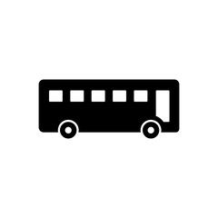 Bus icon vector. bus vector icon