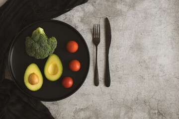 Healthy lifestyle concept. Healthy eating