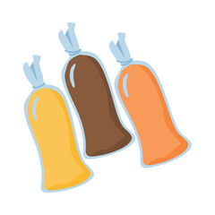 Pinoy Mango Ice Candy plastic ice. street food