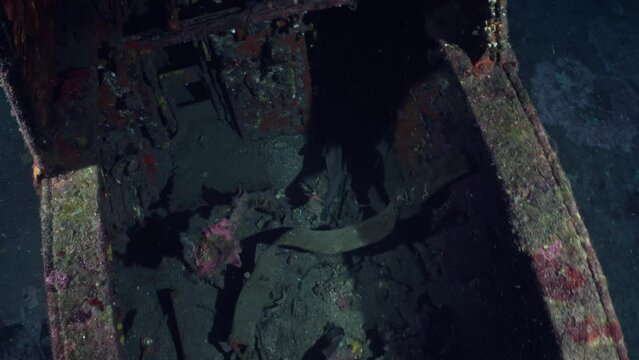Wreck of the Hellcat on the Mediterranean Coast of France - Airplane
