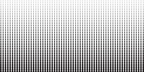 Background with monochrome dotted texture. Polka dot pattern template. Background with black dots - stock vector dots background dots basic dots black