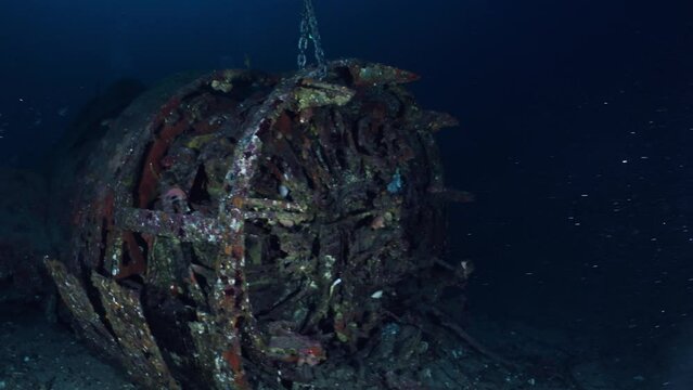 Wreck of the Hellcat on the Mediterranean Coast of France - Airplane