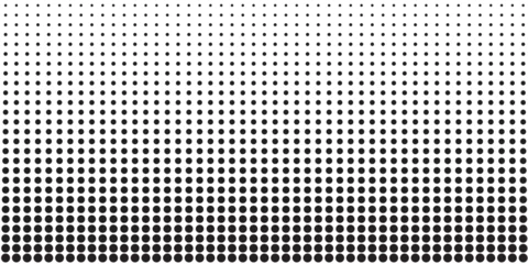 Deurstickers Background with monochrome dotted texture. Polka dot pattern template. Background with black dots - stock vector dots background dots basic modern © VIRAL