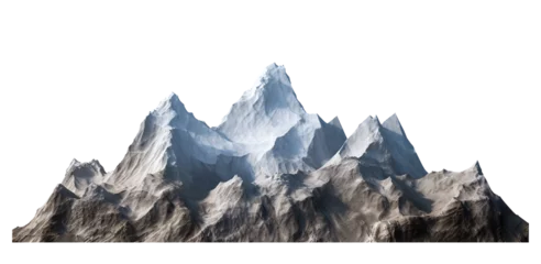 Foto op Plexiglas Big mountain landscape cutout © safri