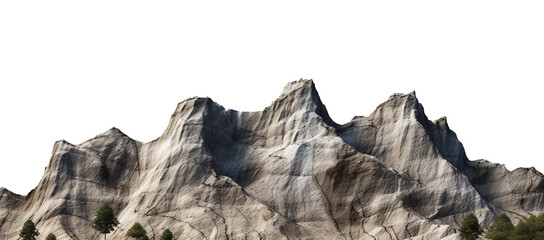 Big mountain landscape cutout