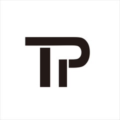 Print TP letter logo design for your company name and brand