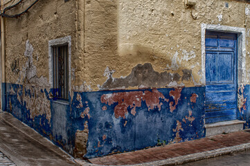 Facade, abandoned mahoo architecture.