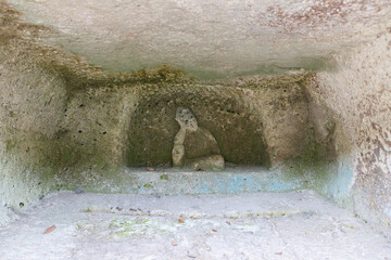 Kannon Statue at Nagaoka Hyakuana Burial Mound, Nagaoka, Utsunomiya, Tochigi, Japan
