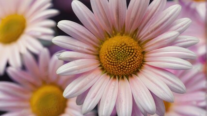 Obraz premium pink daisy flower