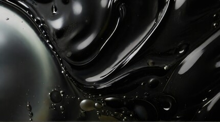 abstrct black liquid background  