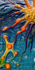 abstrct colorfull liquid background  