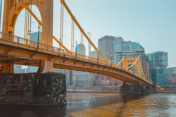 Bridge in Pittsburgh Pennsylvania - obrazy, fototapety, plakaty