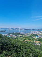 This is a natural landscape with Mokpo Bridge.