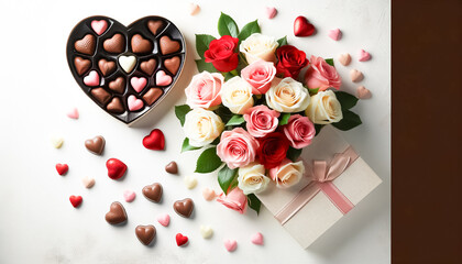 Sweetheart’s Delight: Gourmet Chocolate and Strawberry Selection in Heart-Shaped Box