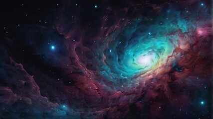 Obraz premium abstrct colorfull galaxy star space liquid background 