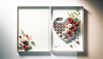 Sweetheart’s Delight: Gourmet Chocolate and Strawberry Selection in Heart-Shaped Box