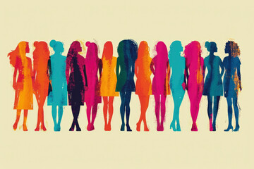 Obraz premium Gender equality refers to the equal rights, opportunities, and treatment of all individuals,