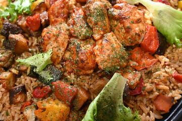 具だくさんのジャンバラヤ