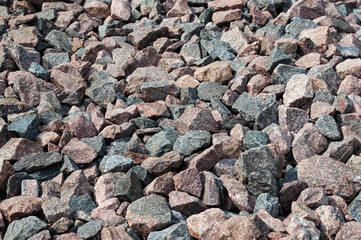 Background of gravel surface