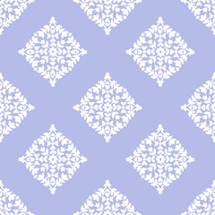 Seamless Medallion Damask Tile pattern repeat file