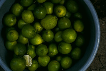 Limones, mercado de Chichicastenango.
