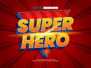 super hero editable text effect themed superhero © EkaRangga