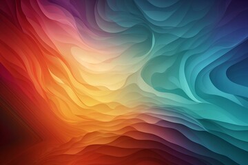 abstract waves background full color, created by ai generated