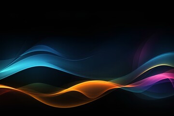 Abstract background waves color, created by ai generated