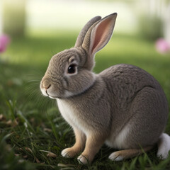 Cute rabbit pet
