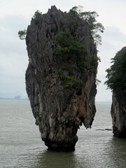 James Bond Island at Phang Nga  at Phuket Bay, Thailand