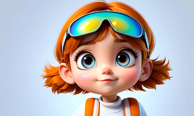 Cartoon 3d character, wallpaper for kids , cute cartoon character background