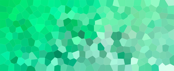 Fototapeta na wymiar Abstract illustration of green and blue Little hexagon background, digitally generated