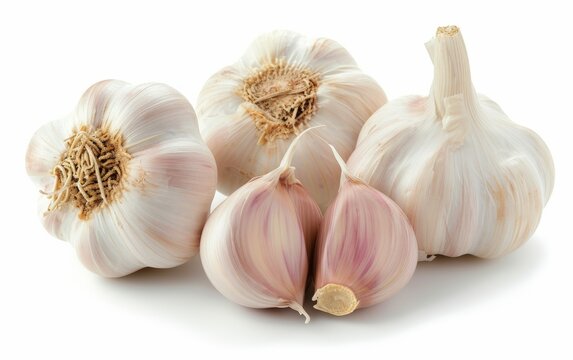 Garlic bulbs conjure up images of country kitchens and delicious home-cooked meals. Fascinating scenes and the simple joy of cooking with healthy ingredients.