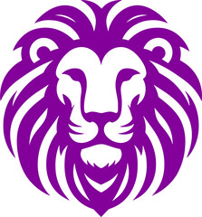 silhouette lion for digital and print