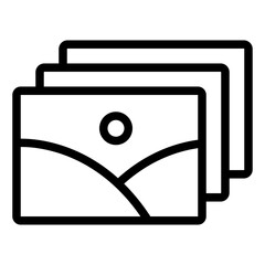 Photo picture slideshow icon