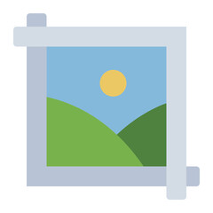 Crop edit image icon