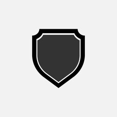 Shield Icon. Defense, Protection Symbol.