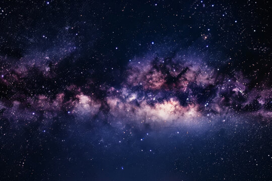 Photo of the milky way with the words by Michael.