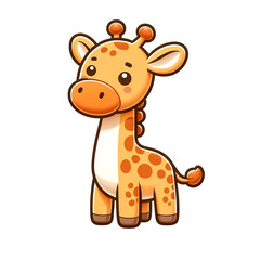 Obraz na płótnie Canvas Illustration of a Giraffe