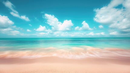 Obraz premium Soft, abstract blur creates a dreamy backdrop, adding depth to visuals, Ai Generated