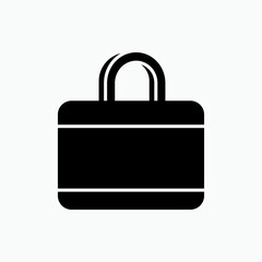 Shopping Bag Icon. Buy, Gift Symbol  - Vector.
