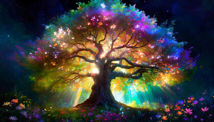 闇に光る大樹,アスペクト比16:9