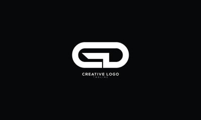 GD ED Abstract initial monogram letter alphabet logo design