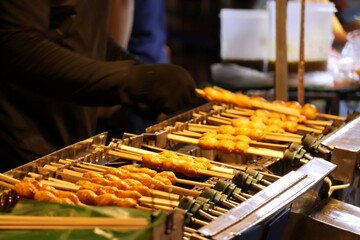 meat on the grill