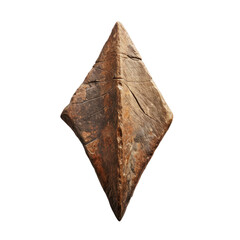 Ancient Arrowhead isolated on white background